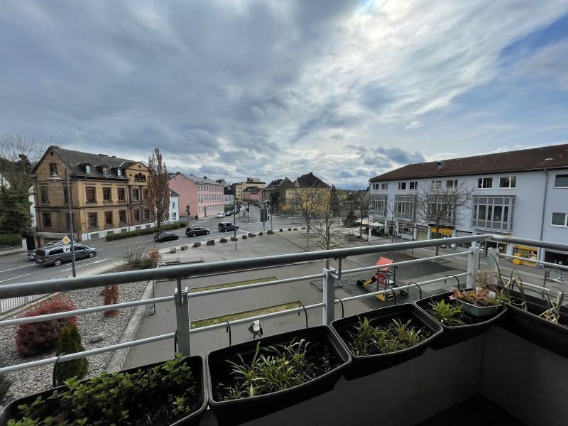 Aussicht vom Balkon